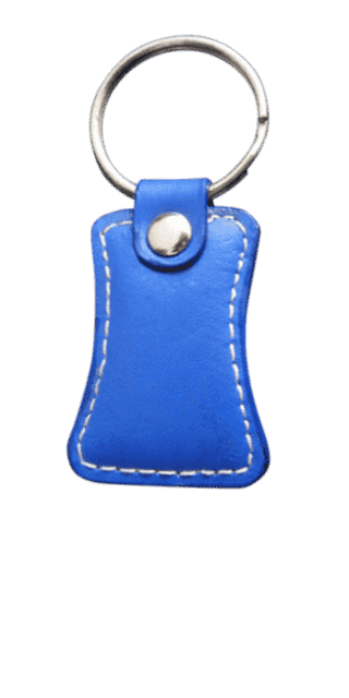 Eigen vorm - leer - sleutelhangers 4482