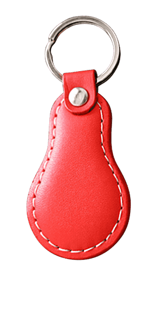 Eigen vorm - leer - sleutelhangers 4482