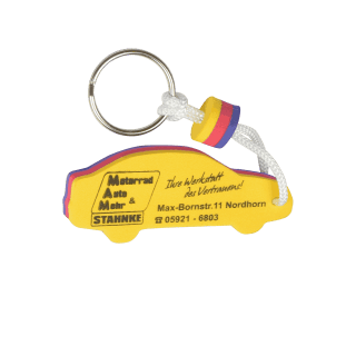 EVA foam auto - Foam sleutelhanger in auto vorm