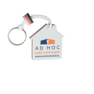 EVA foam huis - Foam sleutelhanger in huis vorm