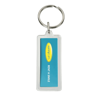 Bright - Plexiglas sleutelhanger met naam (17,5x50mm)