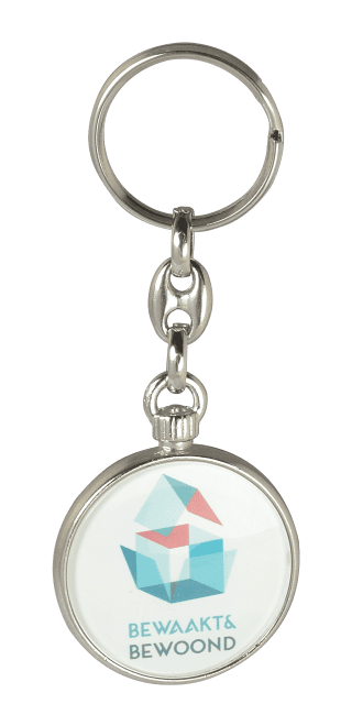 Peru - Ronde sleutelhanger van metaal