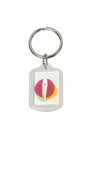 Mini-label - Kleine sleutelhanger van plexiglas (16,5x22,5mm)