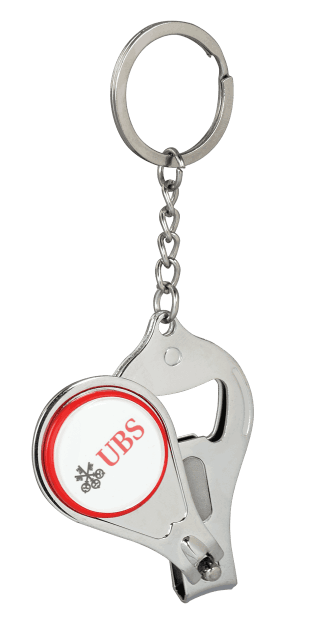 Uruguay - Metalen sleutelhanger met nagelknipper & flesopener functie