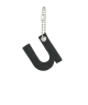 Eigen vorm - stoffen / textiel - sleutelhangers 8500