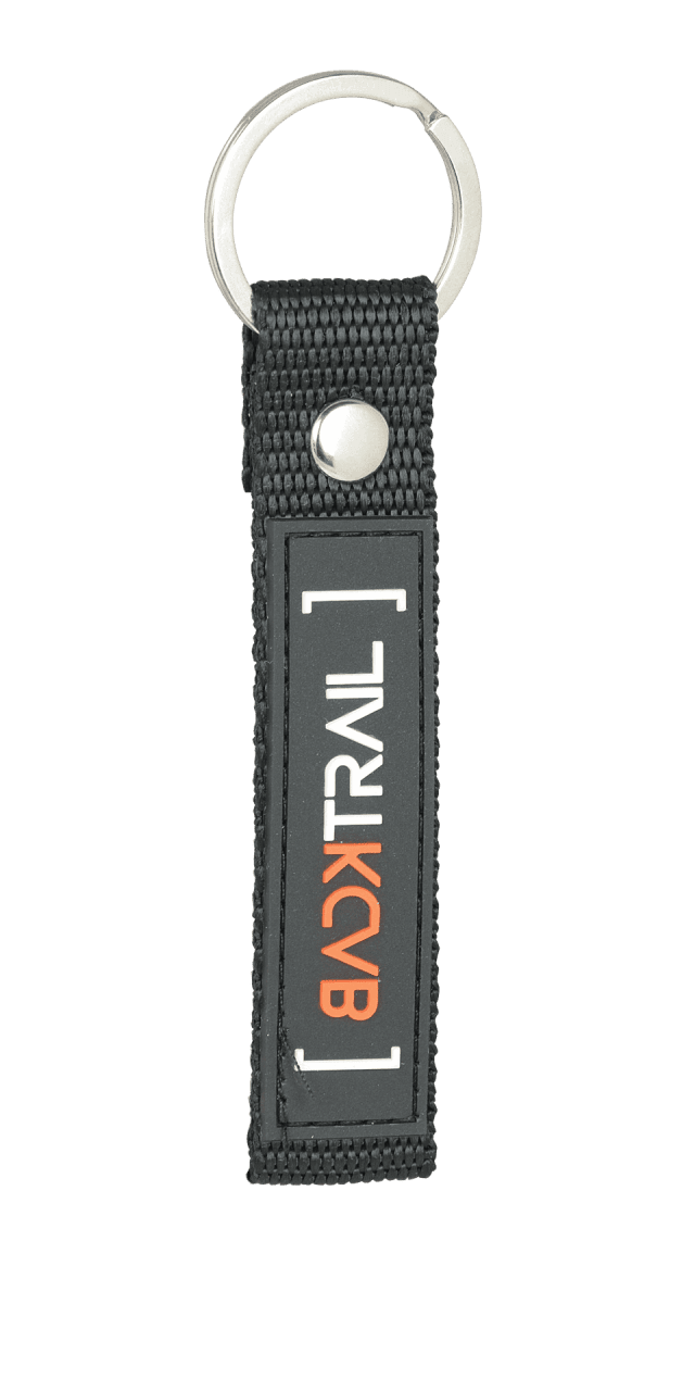 Korte lanyard met pvc label 8507