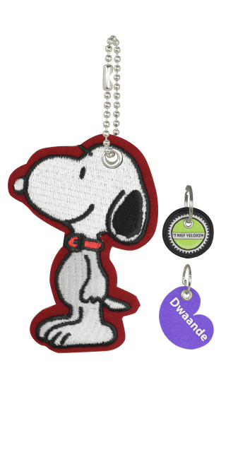 Eigen vorm - stoffen / textiel - sleutelhangers - Stoffen sleutelhangers maken in eigen vorm