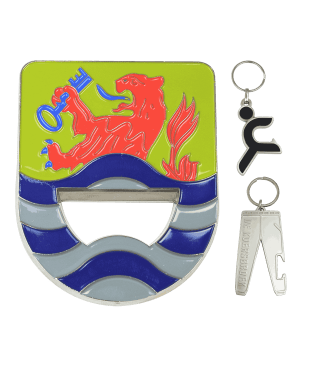 Eigen vorm - metaal - flesopener (sleutelhangers) - Metalen flesopener (sleutelhangers) in eigen vorm