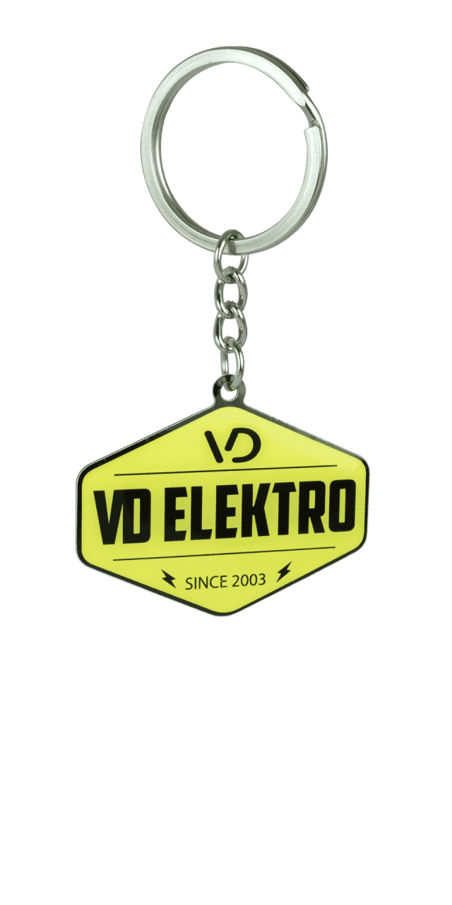 Eigen vorm - RVS met full color - sleutelhangers 8442