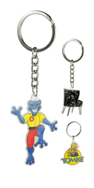 Eigen vorm - RVS met full color - sleutelhangers - RVS sleutelhangers gemaakt in eigen vorm