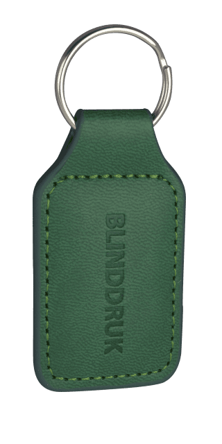 Clever - Gevoerde sleutelhanger van leer
