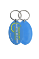 Eigen vorm sleutelhangers PVC / rubber - enkelzijdig 2D 8001