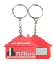 Eigen vorm sleutelhangers PVC / rubber - enkelzijdig 2D 8001