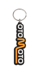 Eigen vorm sleutelhangers PVC / rubber - enkelzijdig 2D 8001