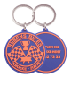 Eigen vorm -  rubber/PVC - dubbelzijdig 2D - sleutelhangers 8003