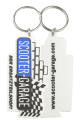 Eigen vorm -  rubber/PVC - dubbelzijdig 2D - sleutelhangers 8003