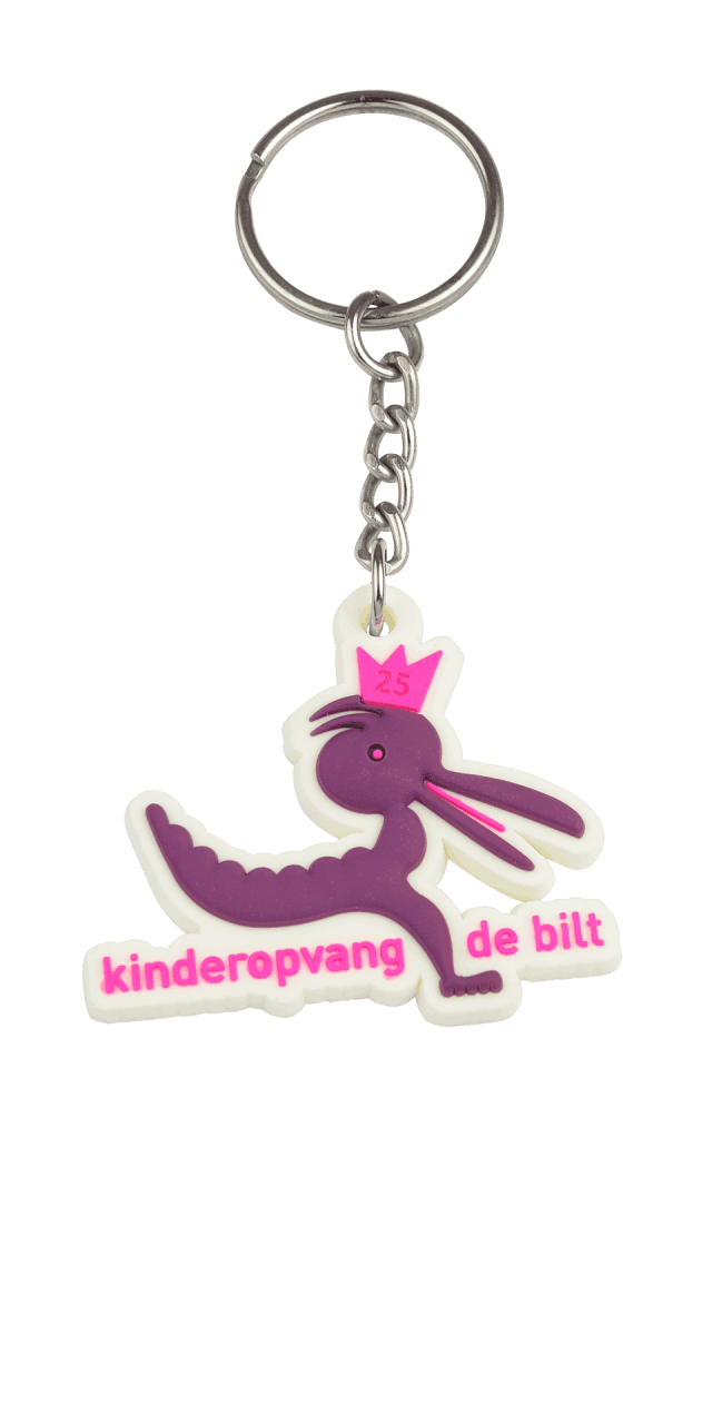 Eigen vorm - rubber/PVC - enkelzijdig 3D - sleutelhangers 8002