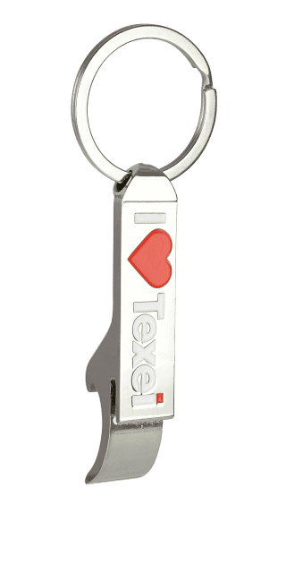 Toscane - Metalen sleutelhanger met flessenopener functie