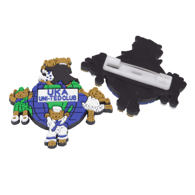 Eigen vorm - rubber/PVC - 2D pins 8603