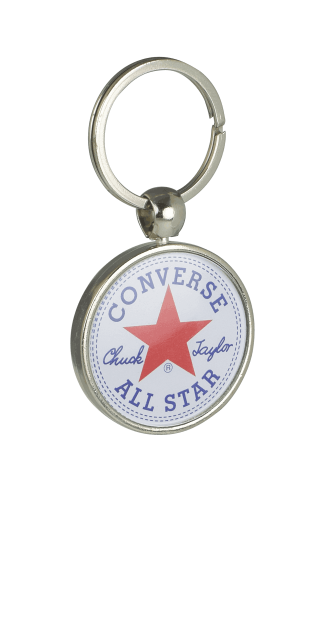 Aruba - Metalen sleutelhanger in ronde vorm