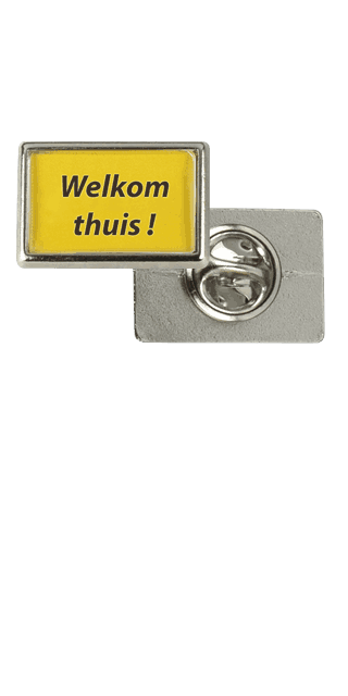 Colombia - Metalen pins rechthoek