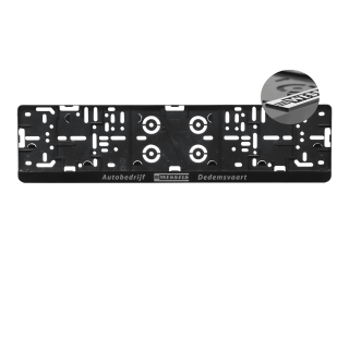 EasyClick - 3D - Kentekenplaathouder met reliëf letters